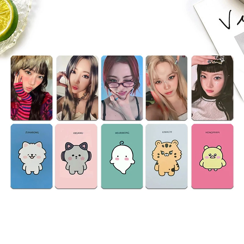 

Kpop Chaewon Yunjin CRAZY Альбом Фотокарточки