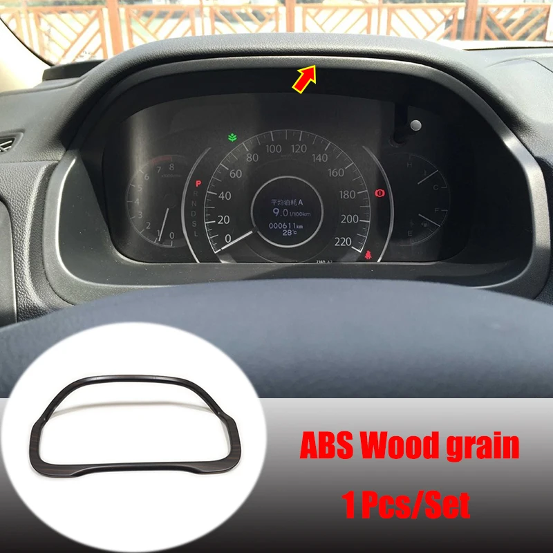 

Для Honda CRV CR-V 2012-2015 2016 аксессуары ABS дерево зернистая рамка для автомобильной приборной панели декоративный чехол отделка стикер автостайлин...