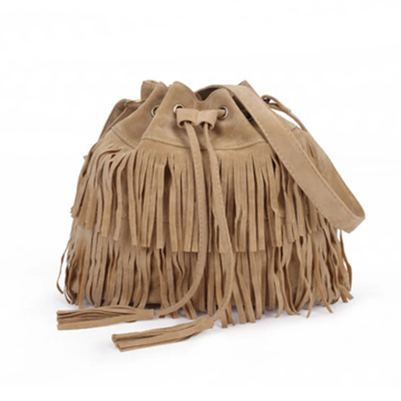 

Retro Faux Suede Fringe Women Messenger Bags Tote New Women Handbag Tassel Shoulder Handbags Crossbody Bag Bolsa Feminina 2022