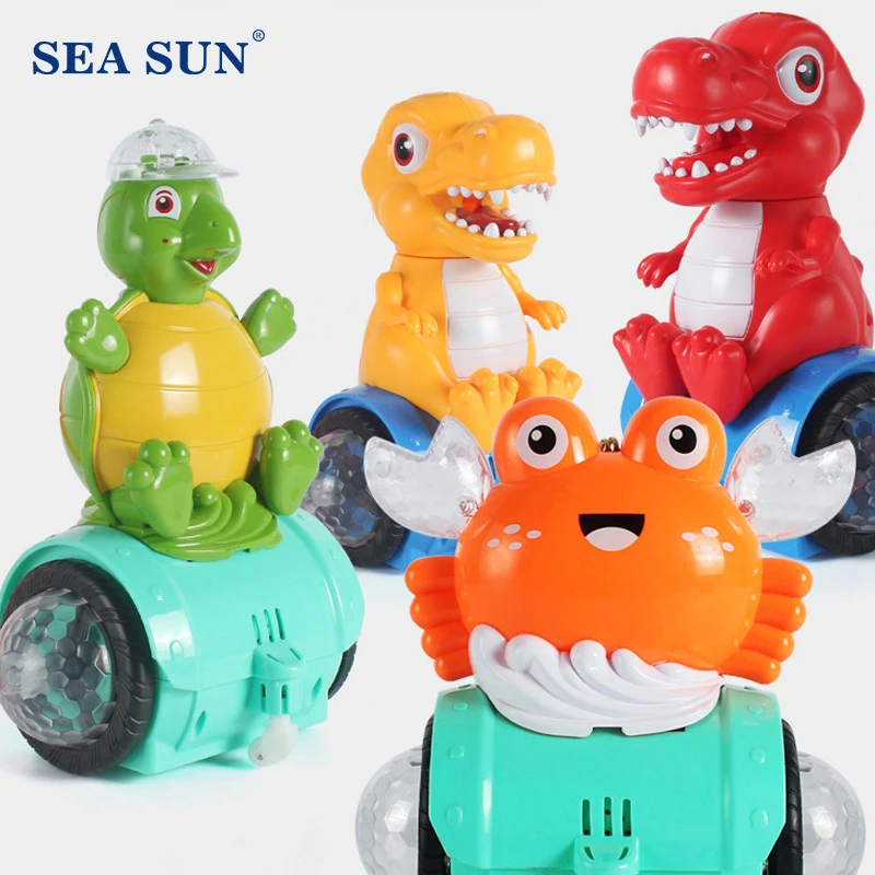 

Children's Space 360 Degree Dancing with Light Music Cartoon Funny Walking Musical Educational Toys Christmas Gifts for Boy Girl
