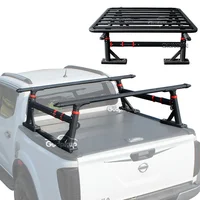 pickup accessories Roll Bar With Bracket Roof Rack Luggage Truck Back Rack For  F150 hilux navara