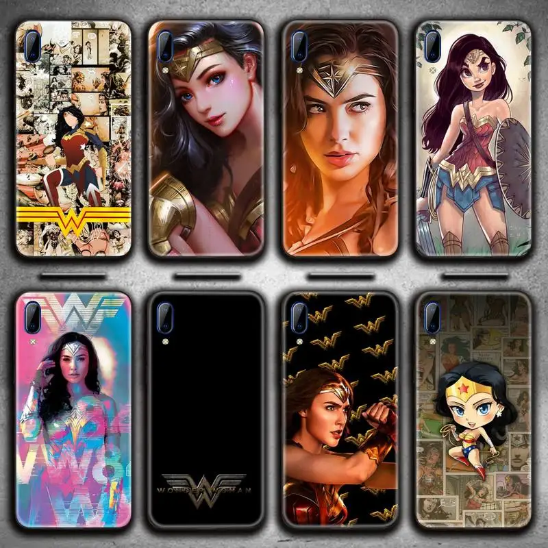 

DC SuperHero Wonder Woman Phone Case For Vivo Y91c Y17 Y51 Y67 Y55 Y7s Y81 Y19 Y97 Y93 V17 vivos5