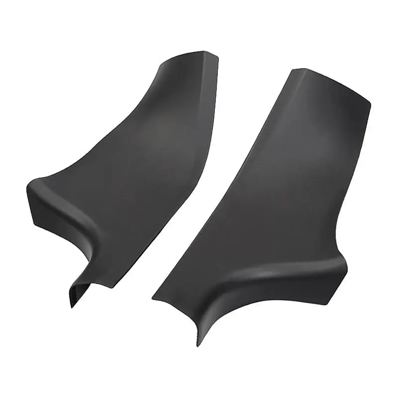 

2 Pcs Door Sill Guards For Tes-la Model Y Scratch-Resistant Car Door Sill Plate Protectors ABS Sill Scuff Cover Panel Black