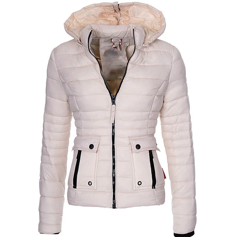 Winter Coat for Women Warm Jacket Short Slim Light Jacket New In Outwears Hooded Coats Female Clothing Manteau Femme Hiver