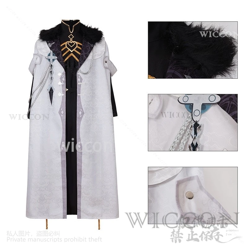 Аниме игра Genshin Impact косплей Capitano капитан костюм накидка для взрослых сексуальная