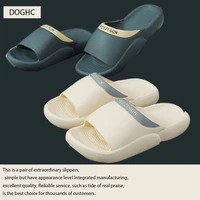 summer mens casual shoes fashion beach shoes womens platform slippers open toe shoes non slip slippers indoor couple slippers