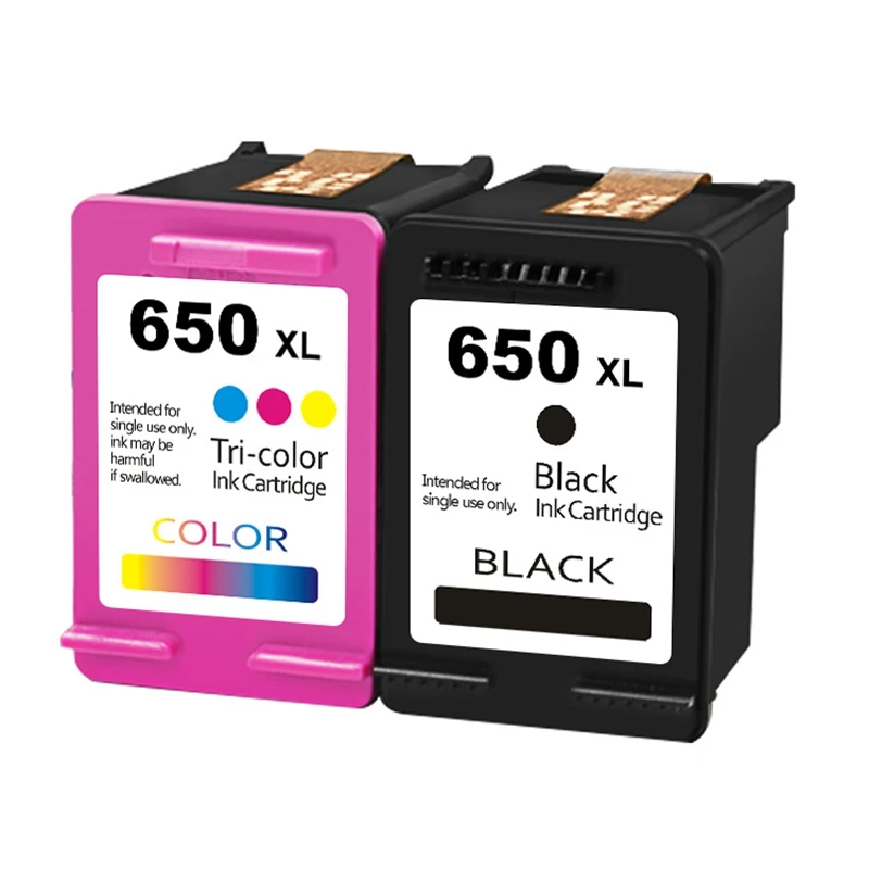 

Printer Cartridges Portable Convenient Plastic Compatible With HP650XL Ink Box HP1015 1515 2515 2545 2645 3515 4645 Printer