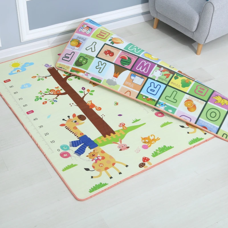 

Пенопластовый защитный напольный коврик, детский игровой коврик 200*180*0,5 см, коврик для ползания, Детский ковер, мультяшный развивающий коври...