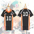 9 видов стилей Haikyuu Cosplay Костюм Аниме Karasuno для старшей школы, волейбольный клуб Hinata Shyouyou Kageyama, спортивная одежда, трикотажная форма