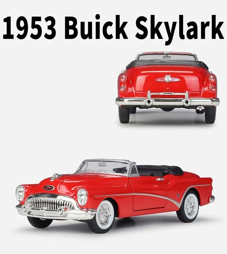 

Welly масштаб 1:24 для 1953 Buick Skylark литый под давлением сплав статическая модель автомобиля мужские игрушки подарок