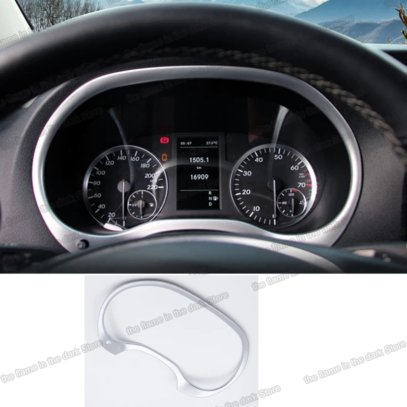 

Car Dashboard Frame Trims chrome for Mercedes Benz Vito 2016 2017 2018 2019 2020 w447 v class v260 220 2021 2022 styling