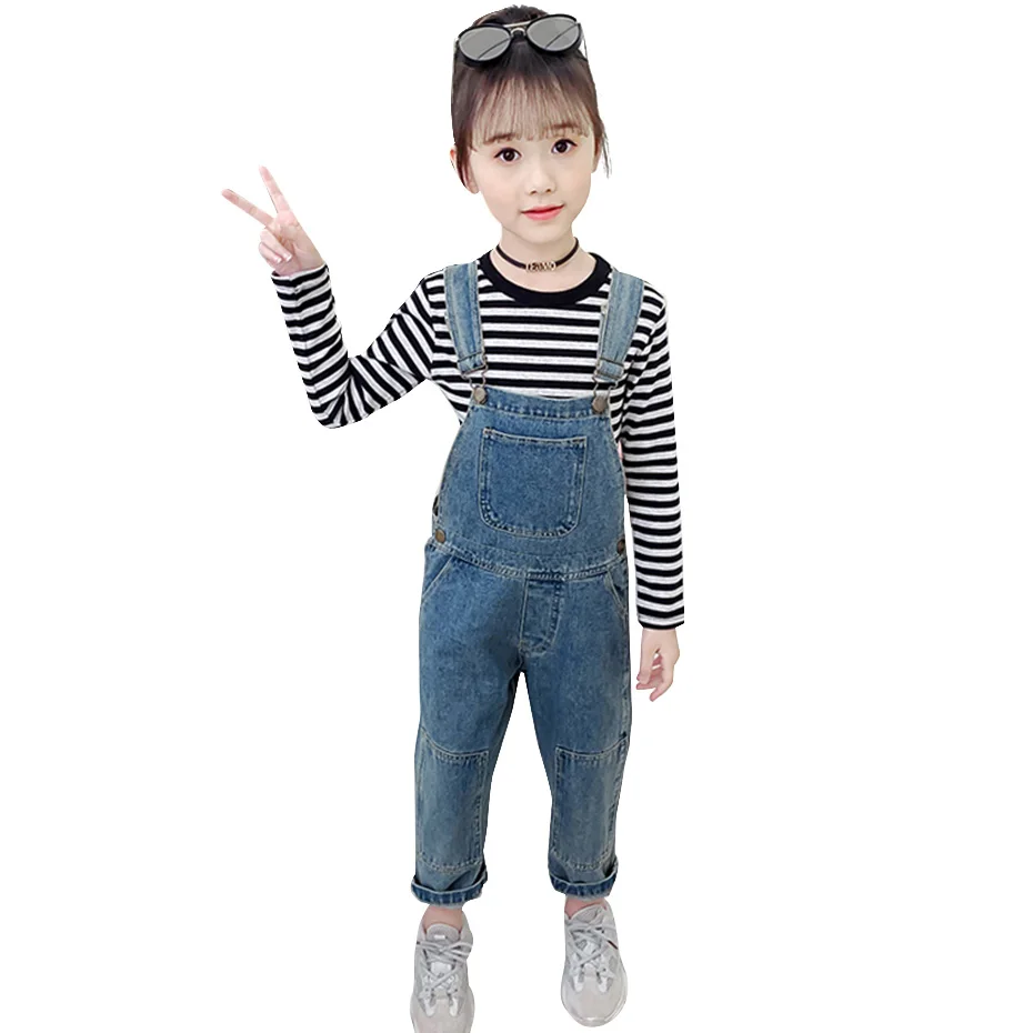 

Jumpsuit For Girls Kids Denim Pants Spring Autumn Kids Jumpsuit Clothes Baby Girl Overalls Teenage Girls Jeans Overall