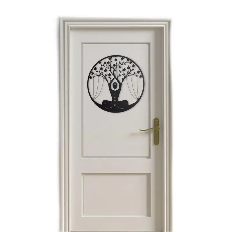 

Лидер продаж 2022, металлическая декоративная настенная декоративная медация для йоги, металлическая настенная подвеска, настенное украшение для гостиной, спальни