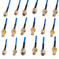 sma male to sma male connector rf coaxial cable rg405 086 50ohm cable high frequency test cable