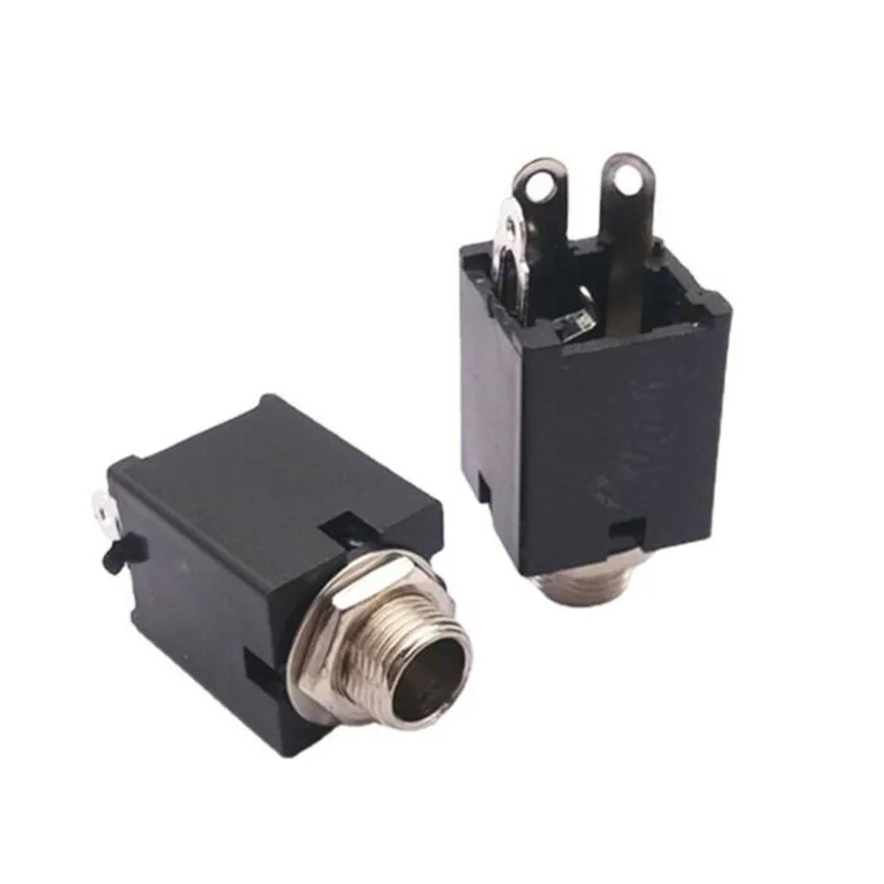 2 шт. моногнездовой разъем для наушников 6 35 мм 5 дюйма