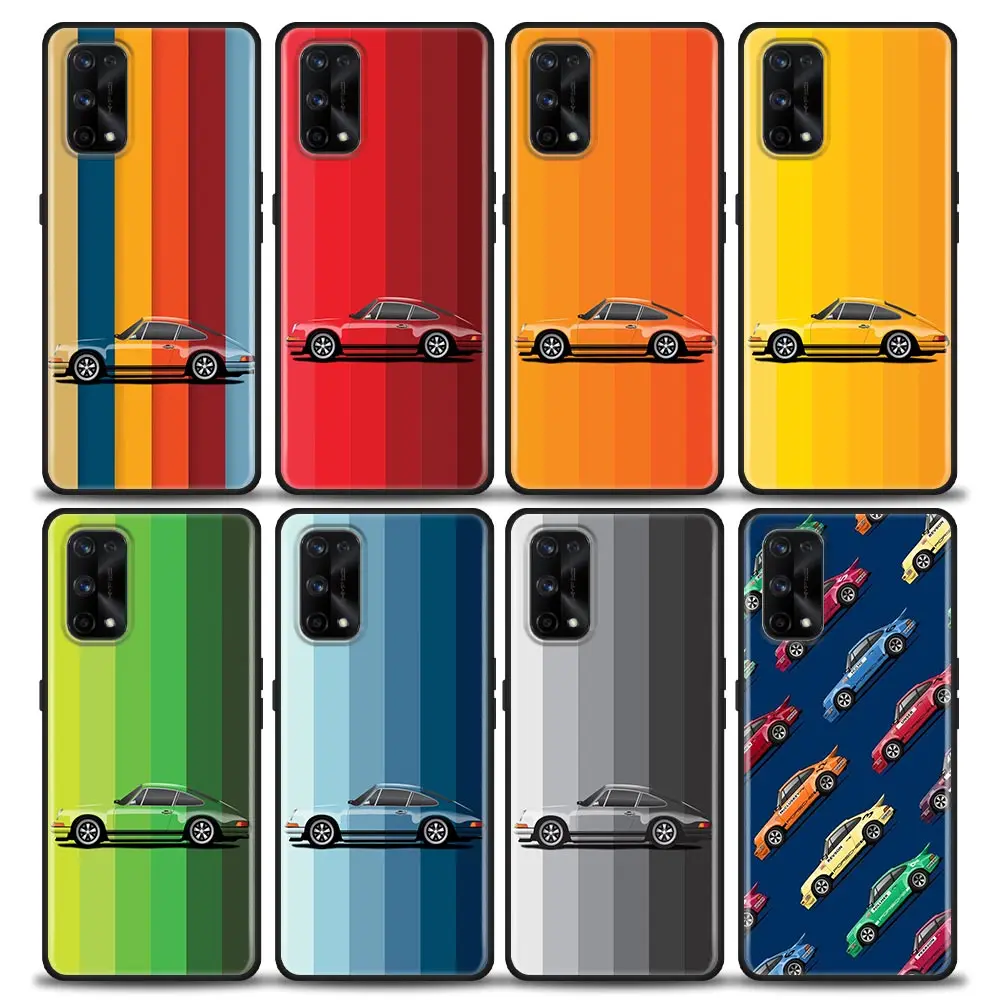 

Color is a Power Which Sport Car-P-J Phone Case for Realme 5 6 7 X7 X50 5G Pro Case Ultra 7i C3 C11 C15 XT Soft Silicone Cover