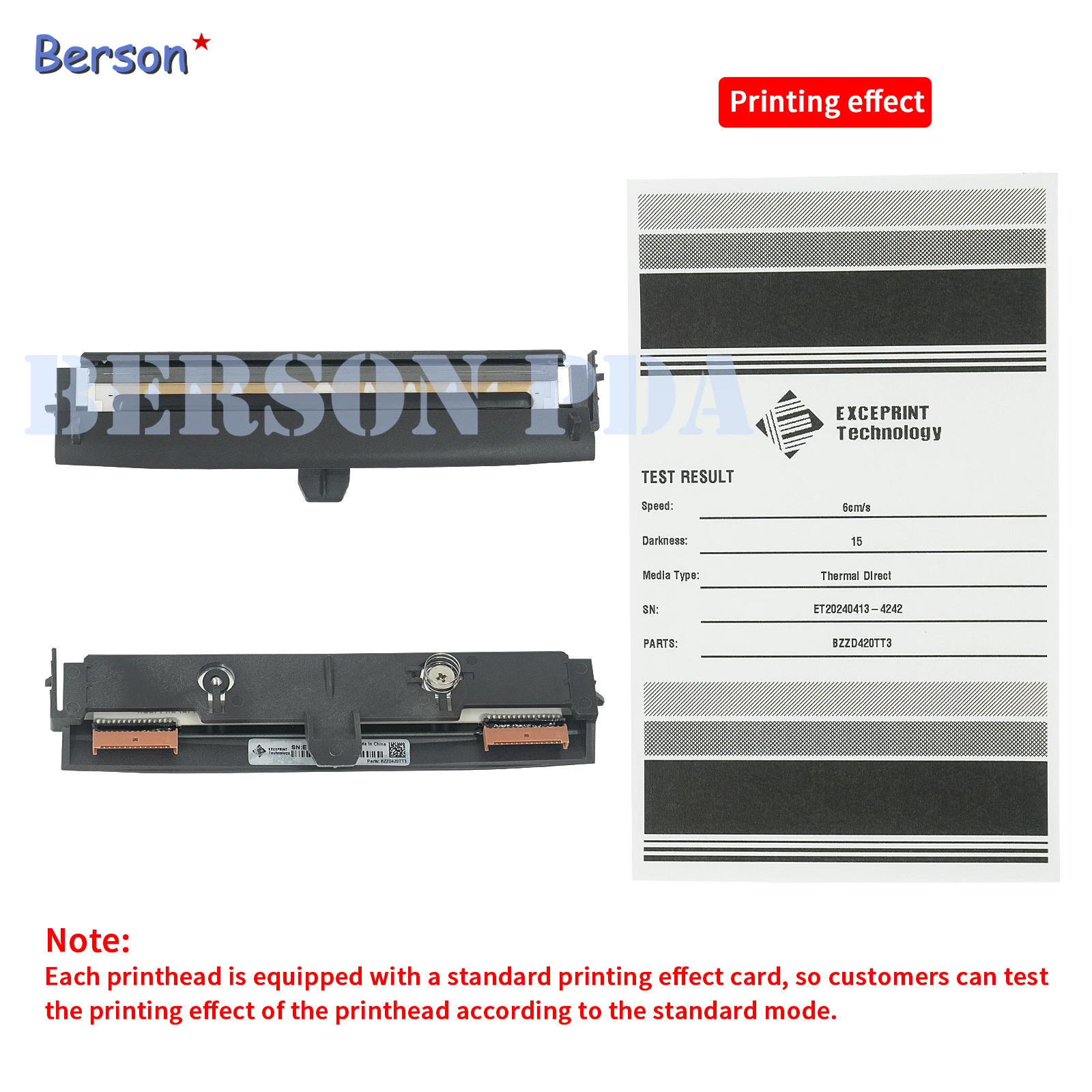 Печатающая головка 300 точек на дюйм для принтера Zebra ZD420 ZD620