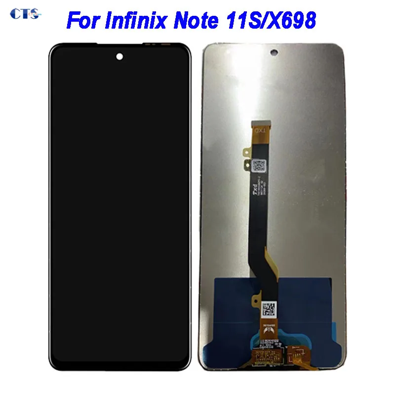 

6.95"Original Display For Infinix Note 11S X698 LCD Touch Screen Digitizer For Infinix X698 Touch Panel Assembly Replacement Par