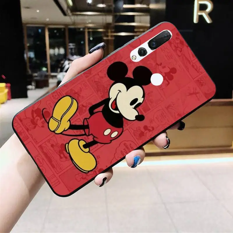 Cartoon Mickey Mouse Phone Case for Huawei Y6P Y8S Y8P Y5II Y5 Y6 2019 P Smart Prime Pro