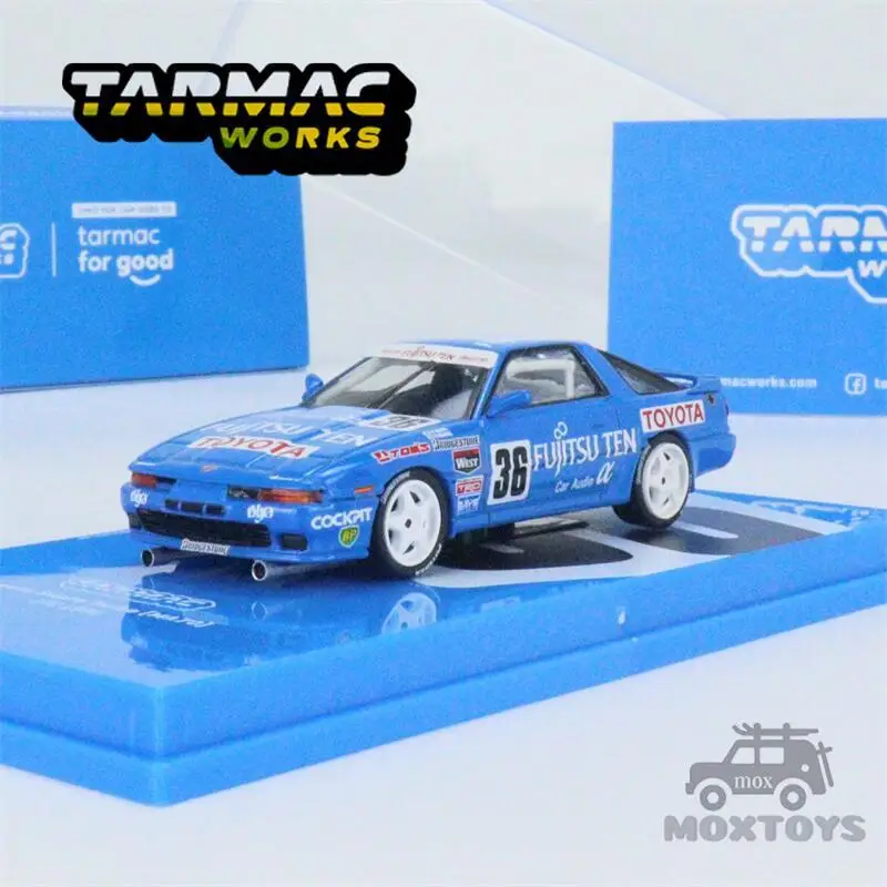 

Tarmac работает 1:64 Toyota Supra турбо (MA70) JTC 1990 литая модель автомобиля