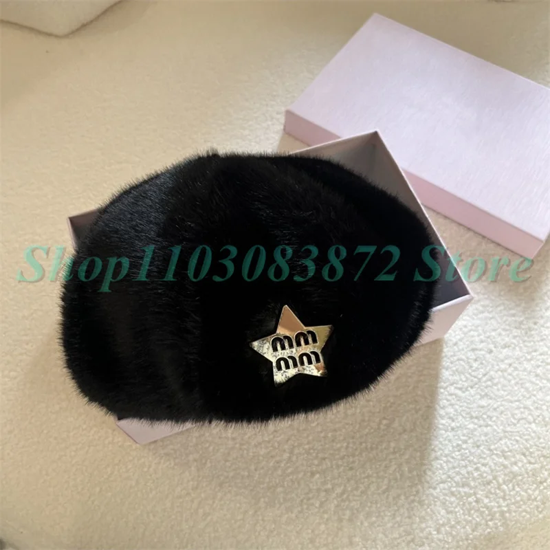 

Winter Berets Caps for Women 766083 Rabbit Design Hat Warm Knitting Hat Fashion Luxry Casual Outdoor Keep Warm Pumpkin Hat Cap
