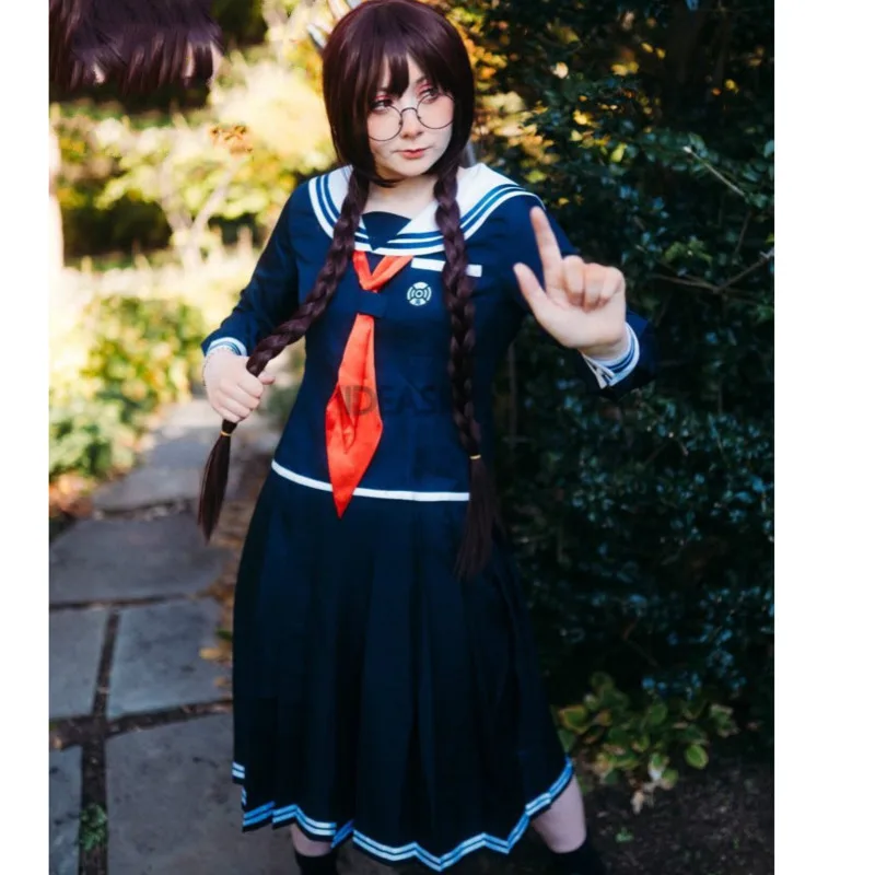 Аниме данганронпа данган-ронпа 2 Токо фукава Косплей Костюм Школьная форма
