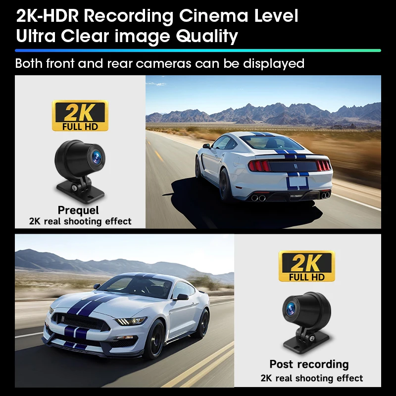 JMCQ 6 86 дюймов 2K HD мотоциклетный видеорегистратор IPX7 водонепроницаемый