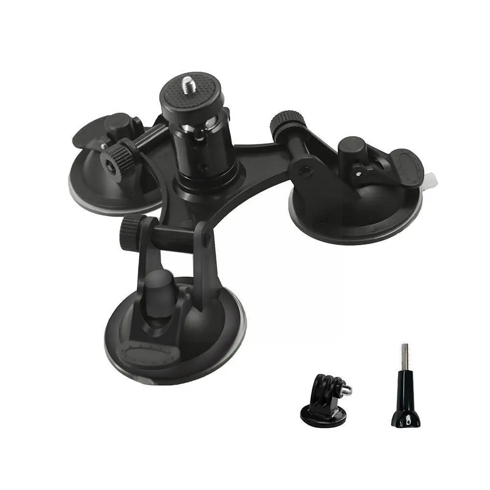 

Triangular Suction Bracket For Sports Camera, Expansion Module Part With Suction Cup For Car, And Recorder For Driving P5b6