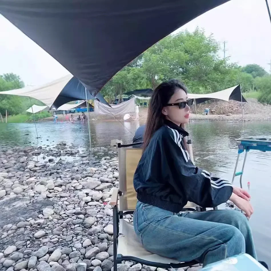 Autumn Three-Leaf Grass Men's Stand Collar Embroidered Jacket Women's Casual Loose-Fit Trendy Brand Cropped Top