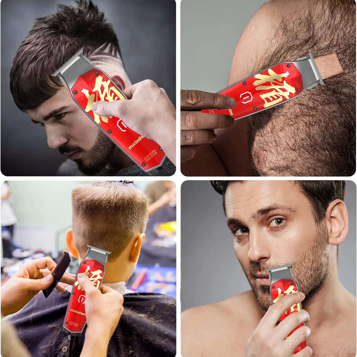 Newest Madeshow M11 Professional Finishing Hair Clipper Carved Hair Trimmer for Men Rechargeable Hair Cutting Machine Haircut enlarge