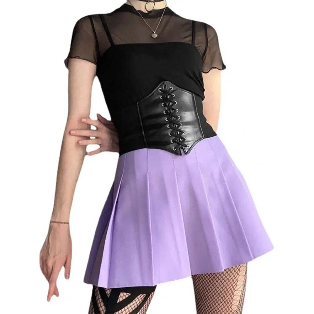 

Waist Waistband Punk Style Women Girdle Dark Style Cosplay Party Lady Bustier