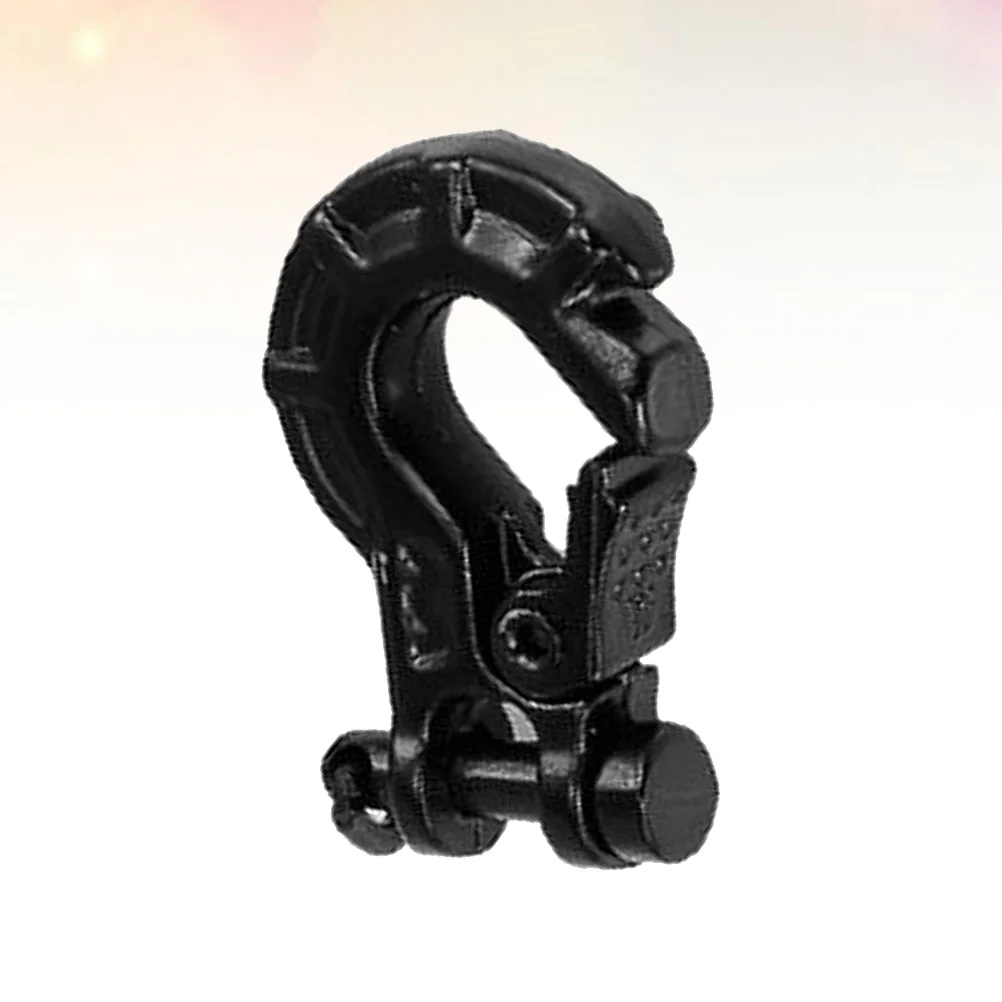 

1/ 10 Winch Hook Tow Hook Aluminum Alloy Trailer Hook Model for RC Climbing Truck Car ( Black )