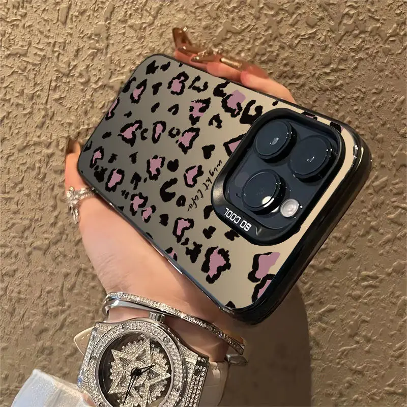 Чехол INS с коричневым леопардовым принтом Y2K для OPPO Realme 10 11 12 Pro C12 C15 C20 C21Y C31 C33 C35 C53 C55