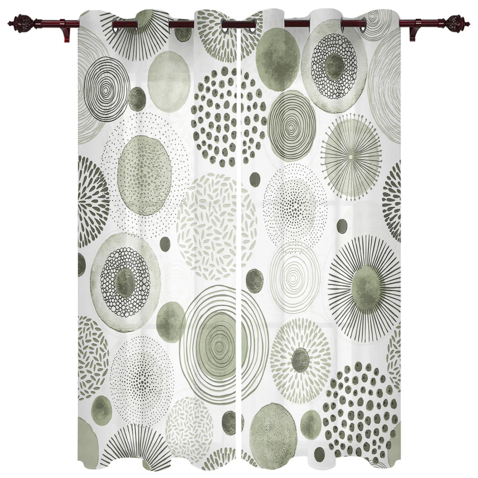 

Геометрическая текстура шалфей зеленые оконные шторы для гостиной роскошные шторы для спальни кофейные кухонные декоративные занавески