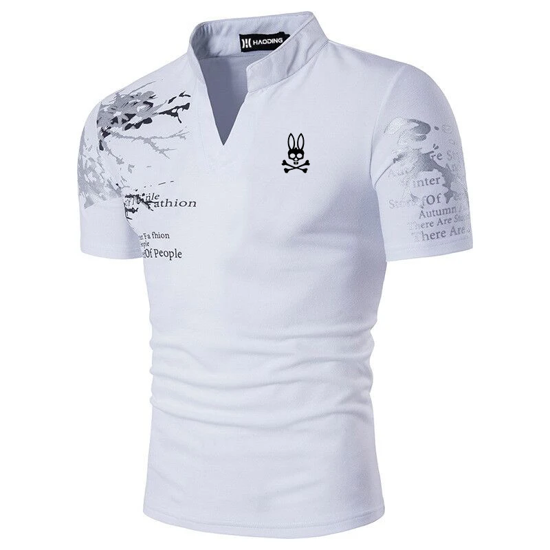 

2023 Summer Fashion Trending Men Short Sleeve Sport Lapel Polo Shirt .