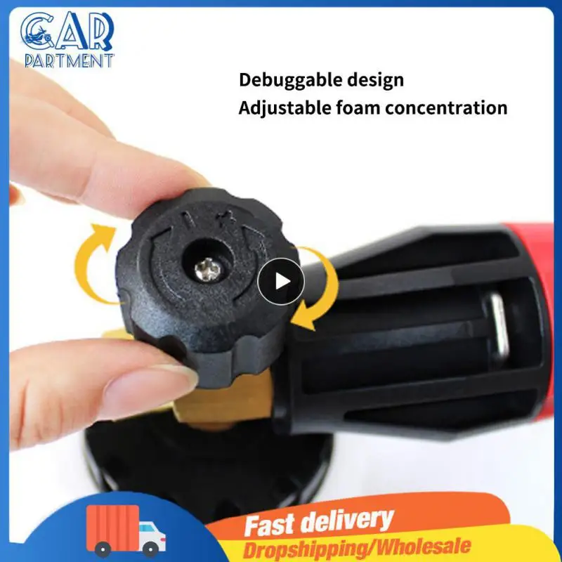 

1l Foam Genenrator Sprayer Easy To Install A Large Open Design Snow Foam Lance Car Wash Tools Quick Connector Foam Spray Gun
