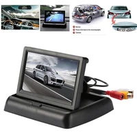 4 3 inch car monitor rearview reverse monitor lcd screen ntsc pal parking car audio video interior parts 12v24v
