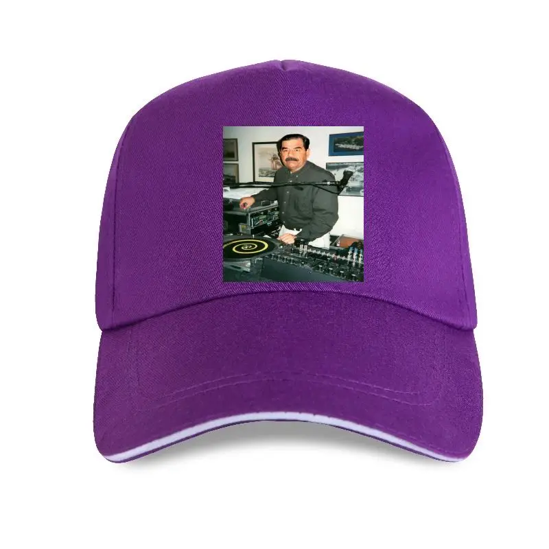 

new cap hat 2021 Fashion Brand Tops Male Men Dj Saddam Hussein Baseball Cap Technics 1200 Iraq House Edm Hip Hop Cotton