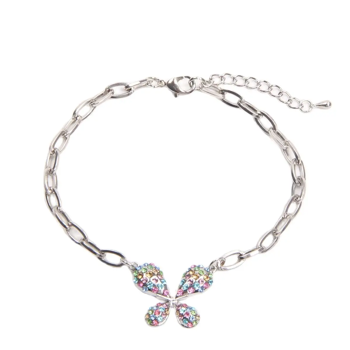 

12 шт./партия, ожерелье-цепочка для собак и кошек, ошейник со стразами, Бабочка, очаровательные украшения для питомцев, щенков, женщин, щенков, чихуахуа, Йорки