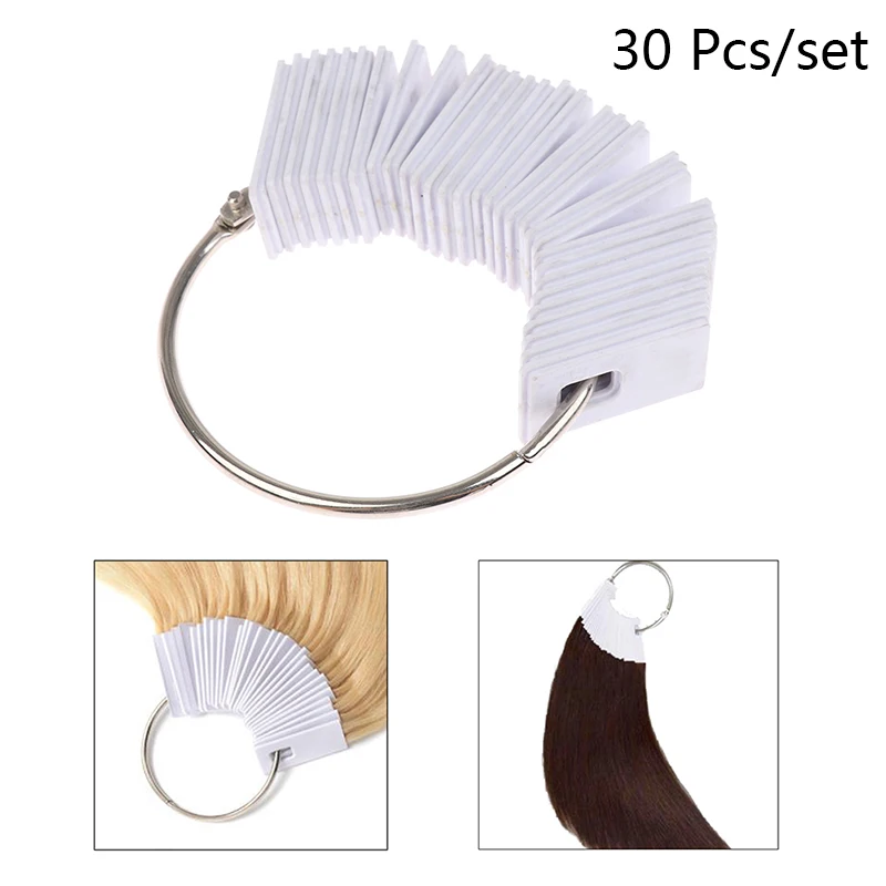 Rings Hair Charts For Salon Hairdresser Dyeing Practice Swatches