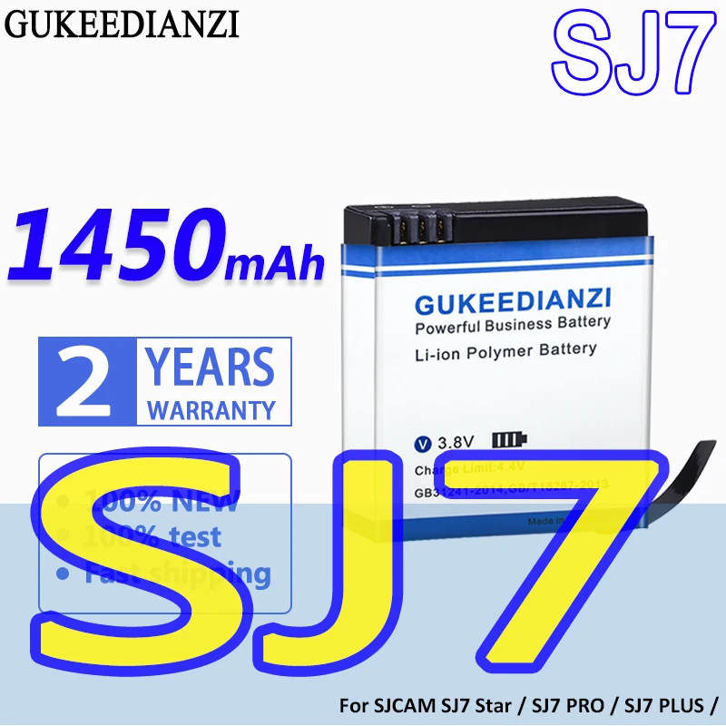 GUKEEDIANZI Battery for SJ4000 SJ5000 SJ5000X M20 SJ6 SJ7 SJ8 Pro SJ9 SJ10 PRO SJ10X Action Camera Batterij