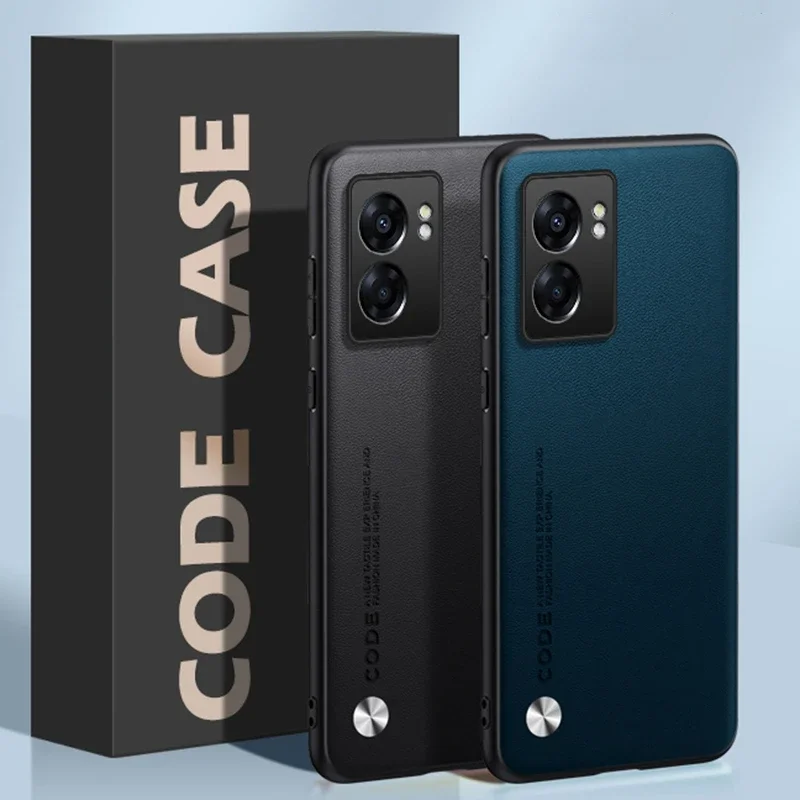 Роскошный чехол из искусственной кожи для OPPO A57 A77 4G 2022 A97 матовый силиконовый