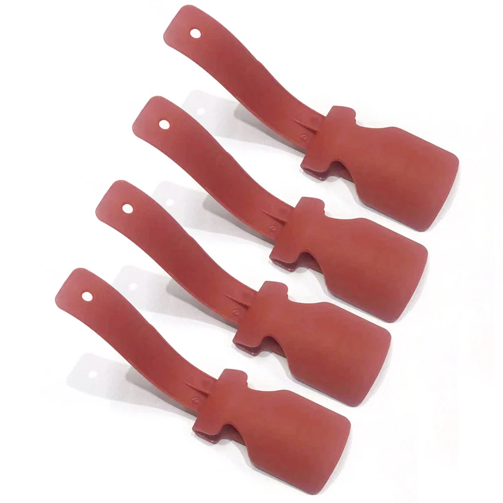 4 шт. обувной рожок с ручкой подъемный вспомогательный пластиковый для обуви