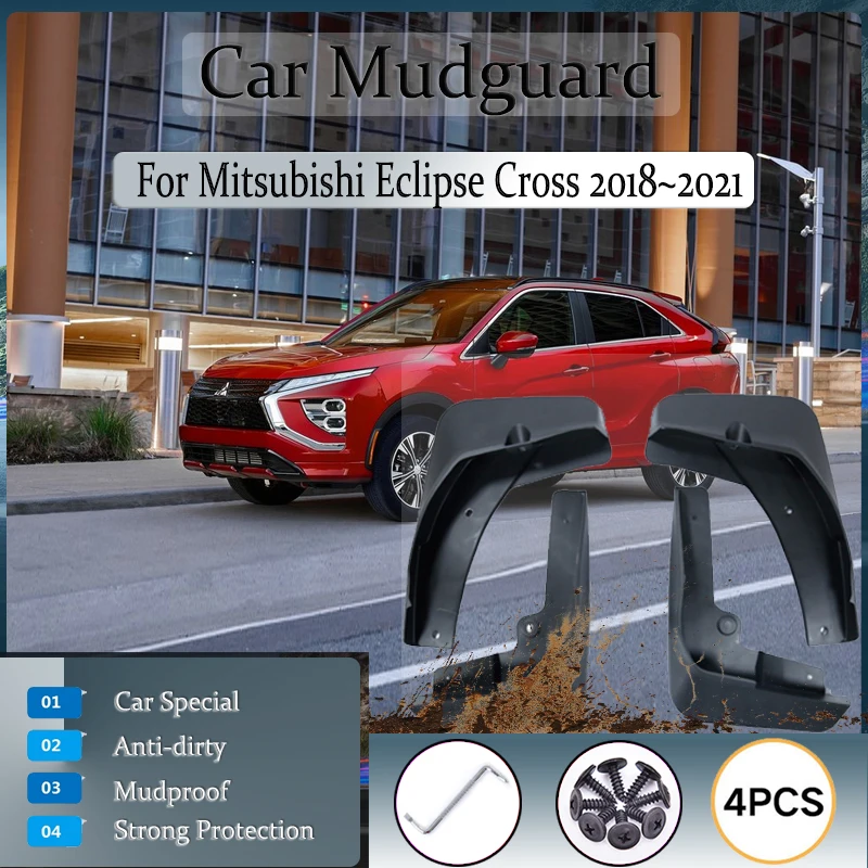 

Car Mud Guards For Mitsubishi Eclipse Cross 2018 2019 2020 2021 Antifreeze Mudguard Fender Mudflaps Compression Auto Accessories