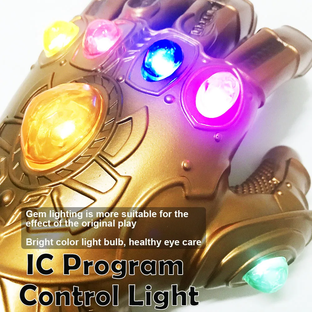 Módulo de Chip LED para Halloween, guante de Thor de Iron Man, matriz de piedra Cob, gemas LED magnéticas, piedras para guante Separable, luces Led