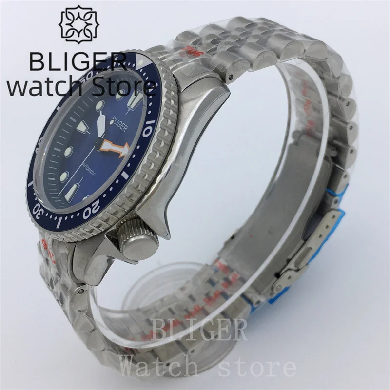 Часы мужские механические водонепроницаемые 41 мм SKX модель 3 8 Crown NH35A 200 м