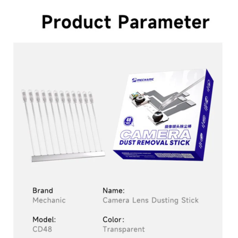 МЕХАНИК 48 шт./очиститель сенсора CMOS CCD для фильтров оптических объективов