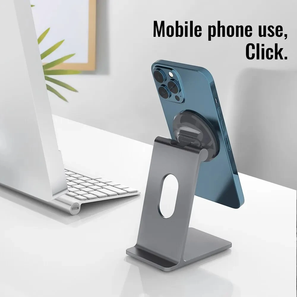 Магнитный держатель для мобильного телефона настольный квадратный планшет