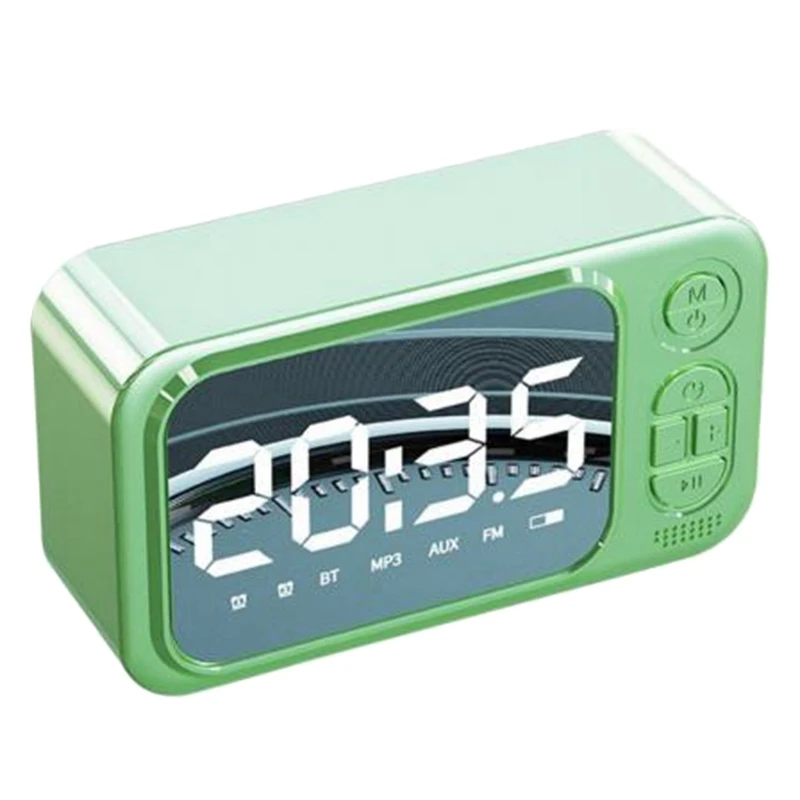 

Bluetooth-колонка с будильником, Портативная Беспроводная колонка для улицы, Настольная мини-колонка с часами