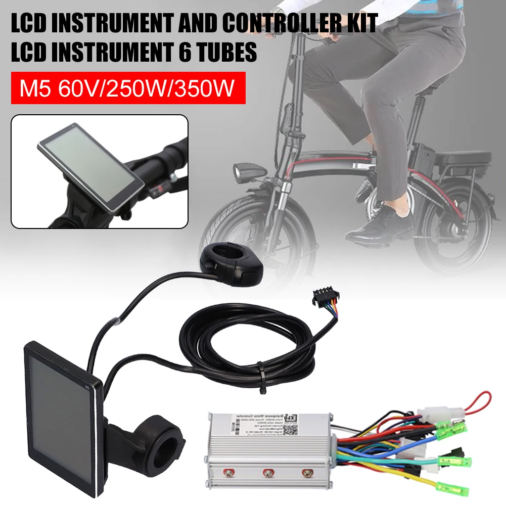 

60V 250W/350W Electric Bicycle Controller Brushless with LCD Display Waterproof E-Bike Electric Scooter Brushless Controller